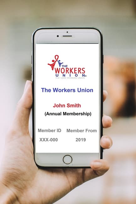 The Workers Union Membership Card