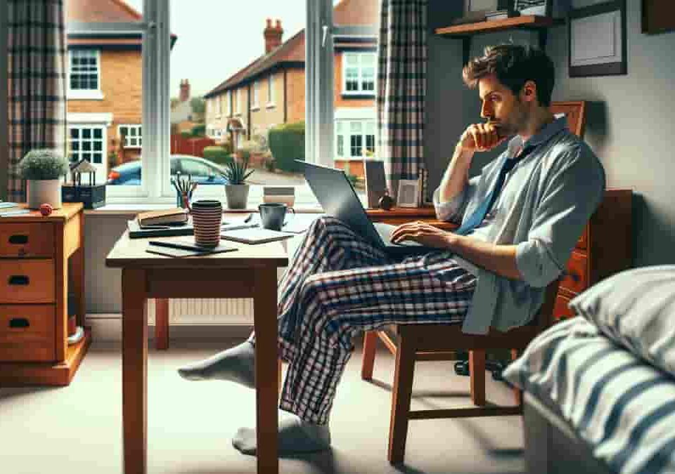 British Workers in Pyjamas A New Workplace Trend