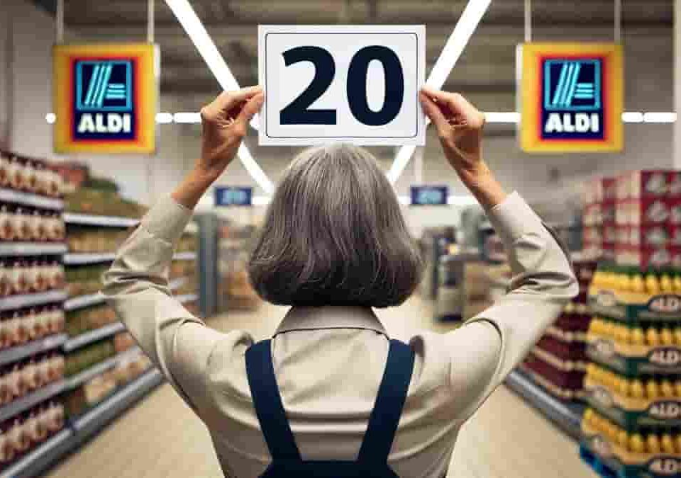 Aldi Worker Celebrates 20 Years of Dedication