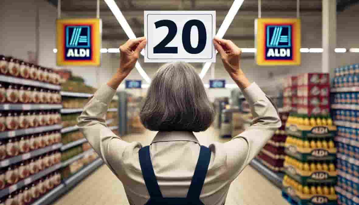 Aldi Worker Celebrates 20 Years of Dedication