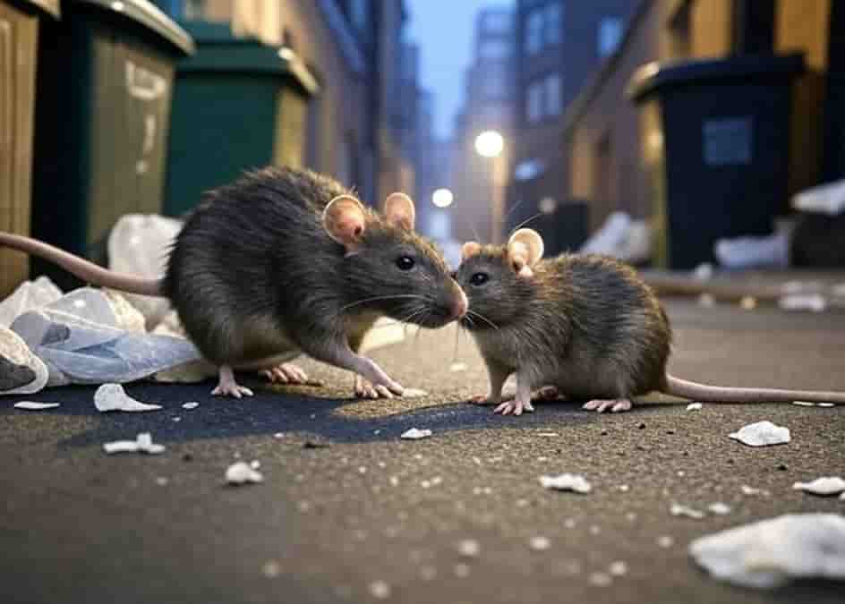 Massive Rats Terrorize Birmingham as Bin Strike Chaos Fuels Rodent Surge.