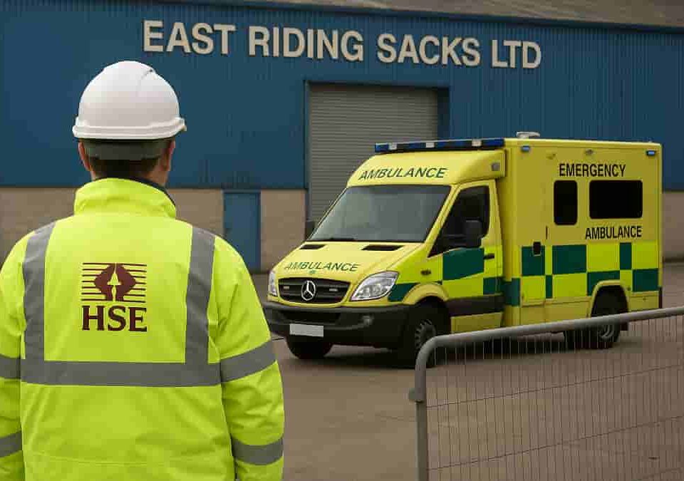 East Riding Sacks Ltd fined £533,000 after tragic death of worker