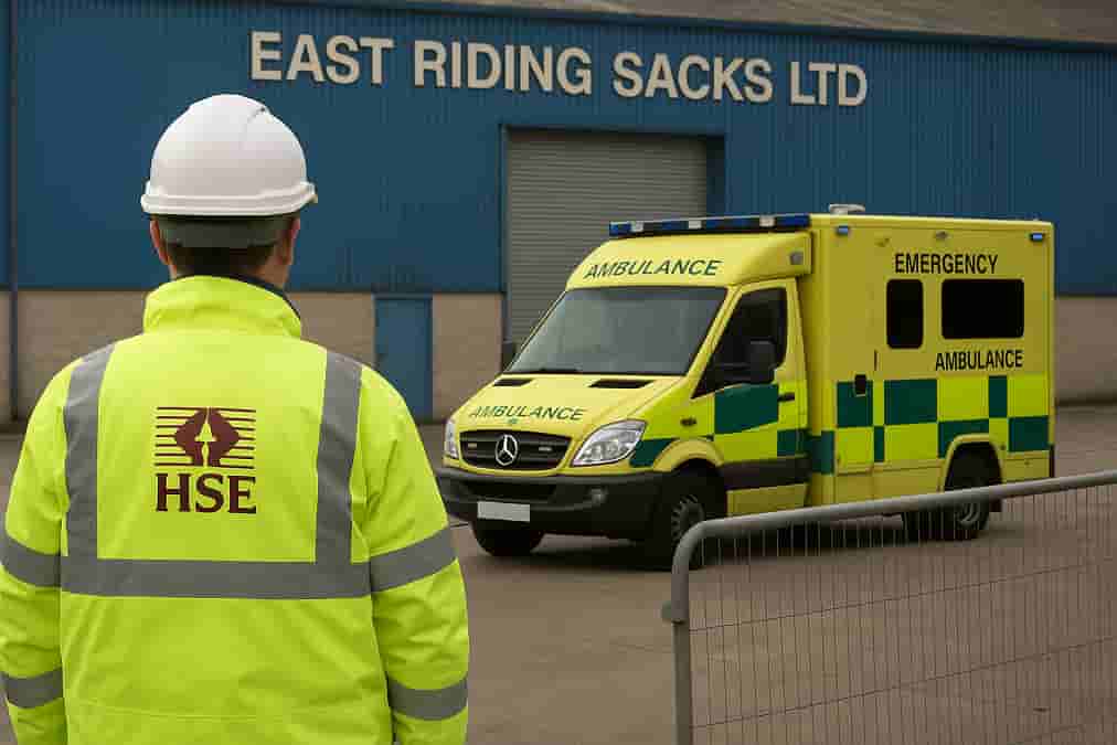 East Riding Sacks Ltd fined £533,000 after tragic death of worker