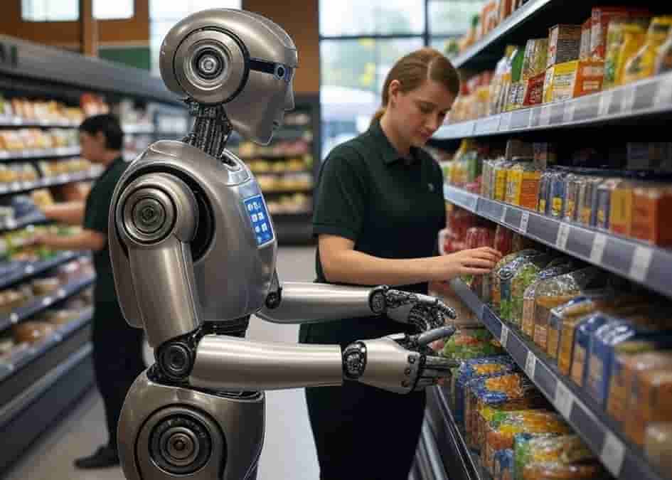 Major UK Supermarket Introduces Human Size Robots to Assist Workers and Shoppers