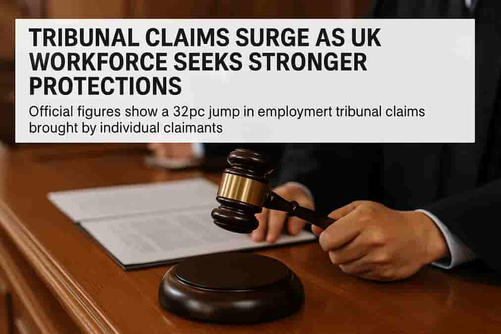 Tribunal claims surge as UK workforce seeks stronger protections