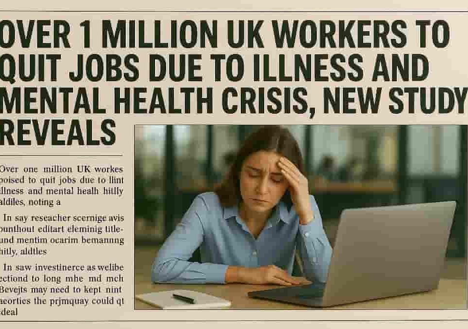 UK workers poised to quit jobs due to illness and mental health crisis