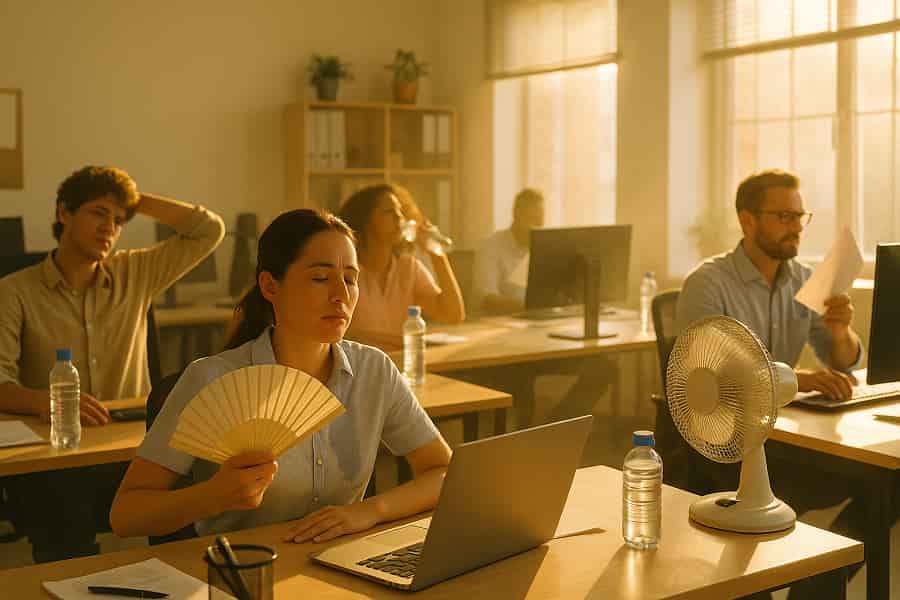 Plans to update workplace temperature laws