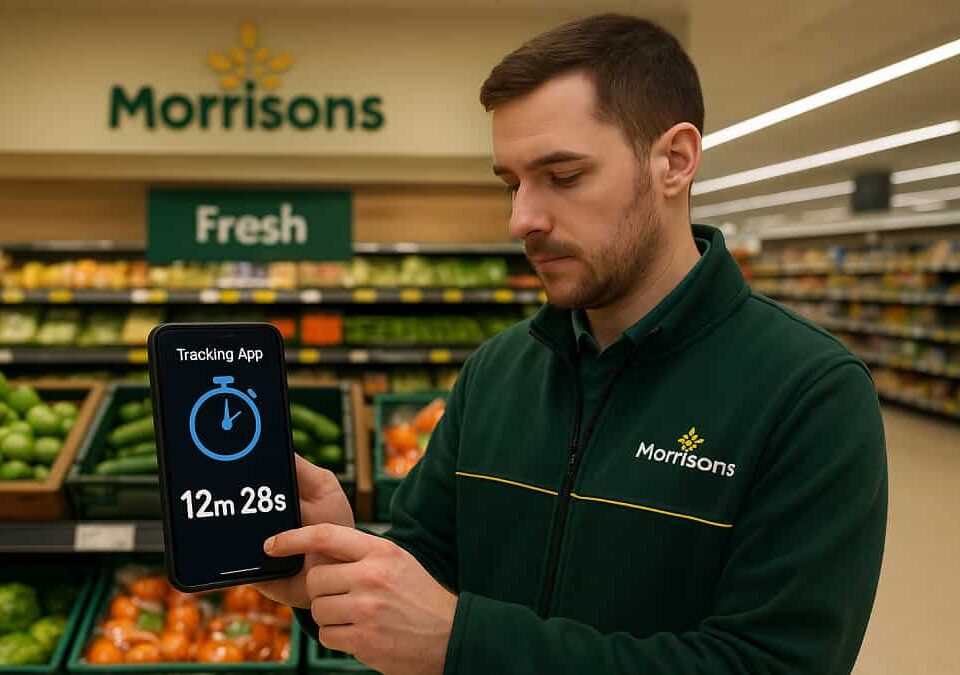 Morrisons workers could be placed under scrutiny with tracking app