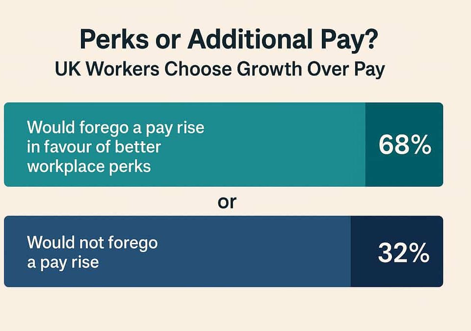 Many UK workers choose growth over pay