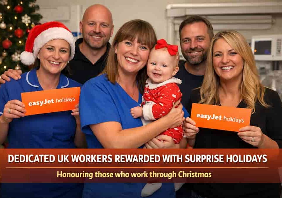 NHS nurse’s Christmas day sacrifice rewarded with surprise holiday