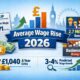 Minimum wage rise for millions - But what is the average salary in 2026