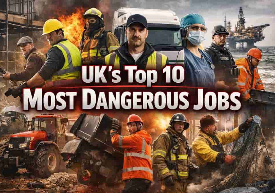 UK’s Top 10 most dangerous jobs revealed