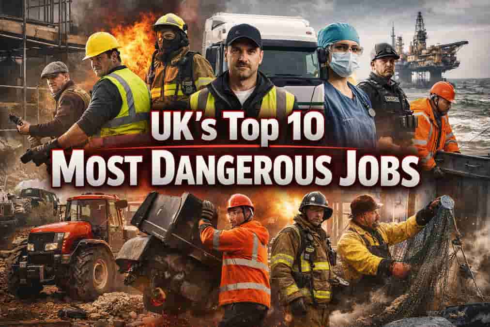 UK’s Top 10 most dangerous jobs revealed