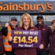 Sainsbury’s thrust UK store pay up to £14.54 an hour