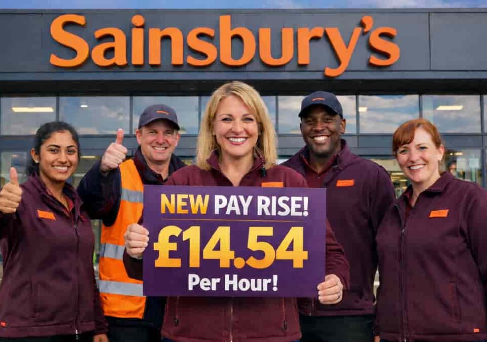 Sainsbury’s thrust UK store pay up to £14.54 an hour