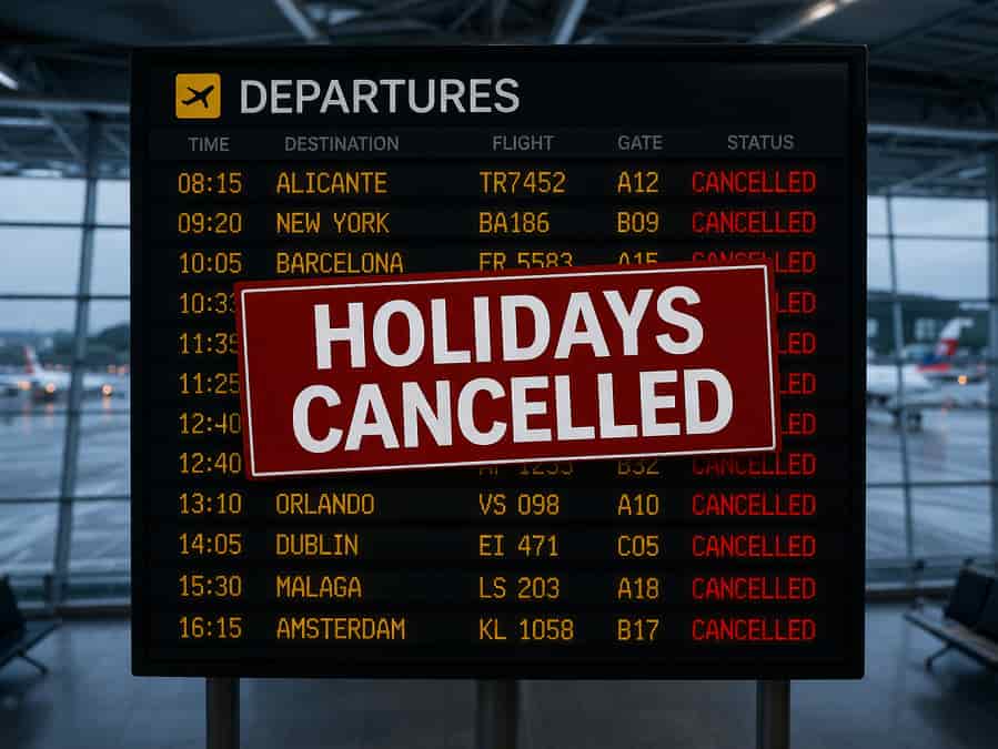 Holiday Cancellations Soar as UK Travel Companies Fold and Workers Lose Jobs