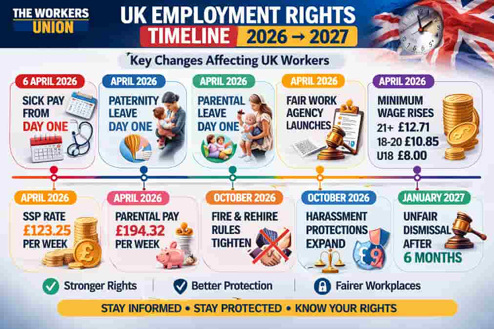 UK employment rights timeline 2026–2027