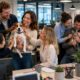 Pets and people in the office
