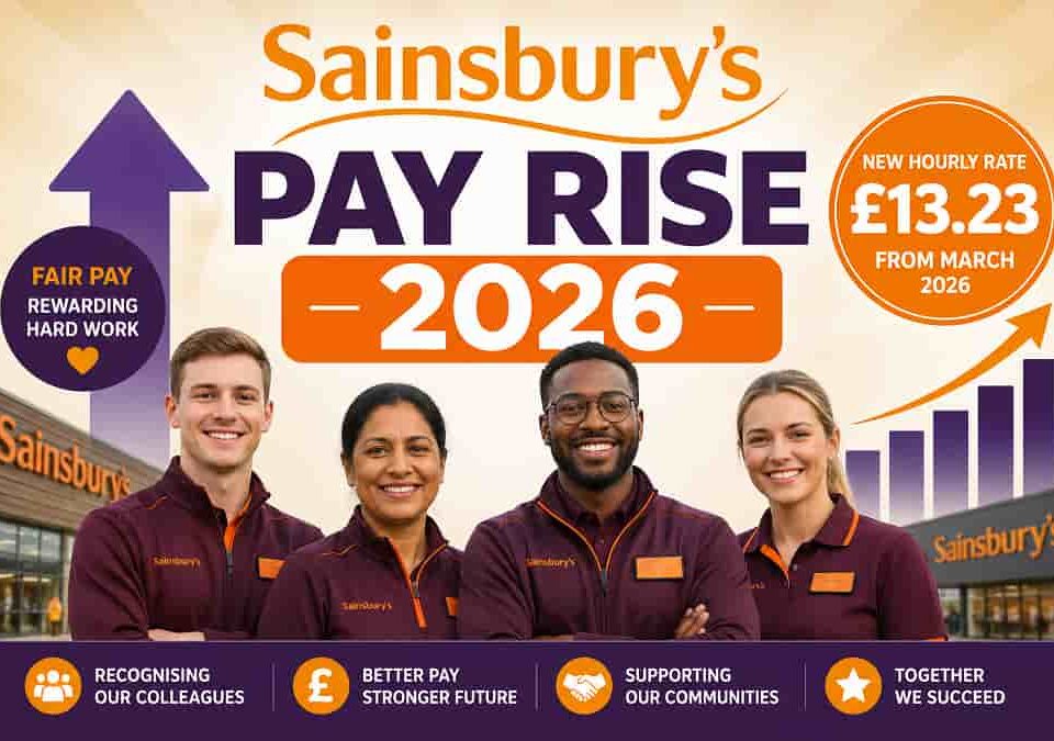 Sainsbury’s employee pay rise announcement