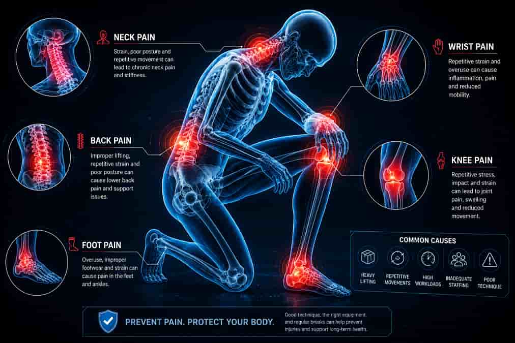 Manual handling injuries rise in the UK workplace as pressure grows on workers