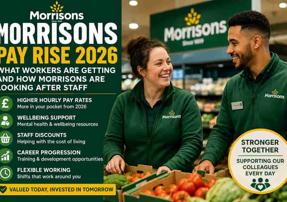Morrisons pay rise 2026 and employee support
