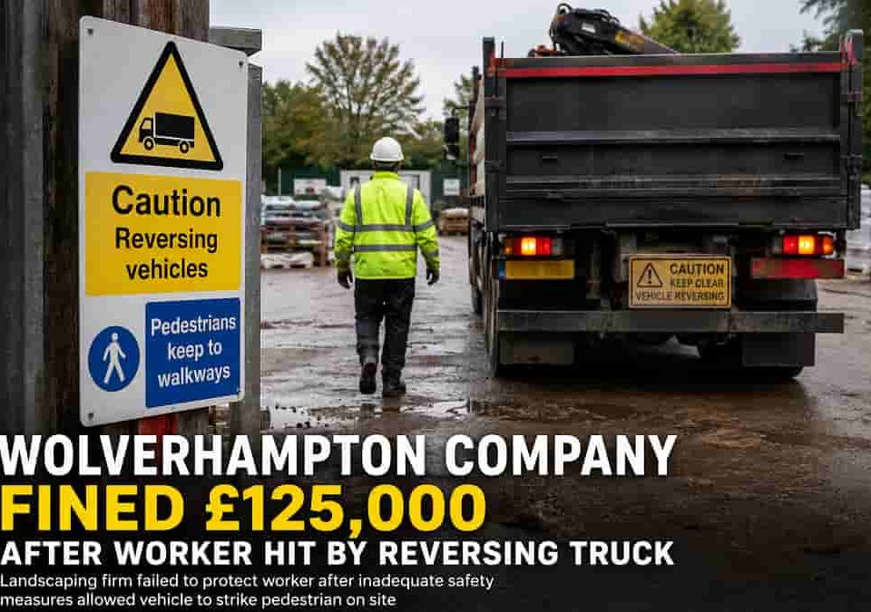 Construction site safety warning incident