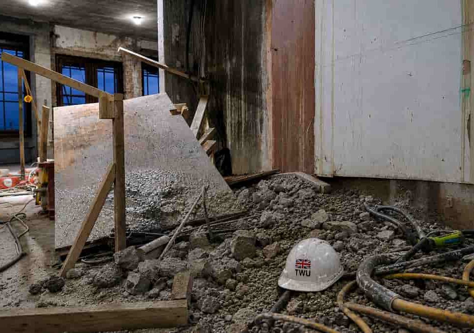 Construction worker's career ended after temporary platform collapse in London