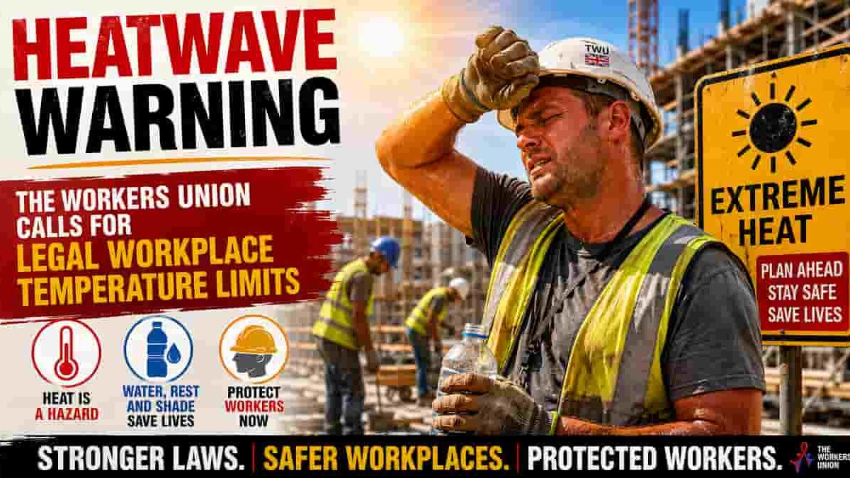 Heatwave warning protect workers now