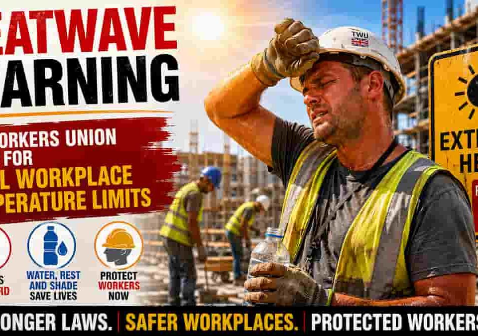 Heatwave warning protect workers now
