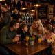 A lively pub with family and friends