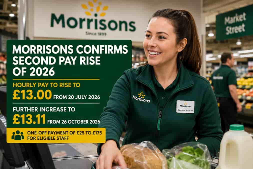 Morrisons announces second pay rise 2026