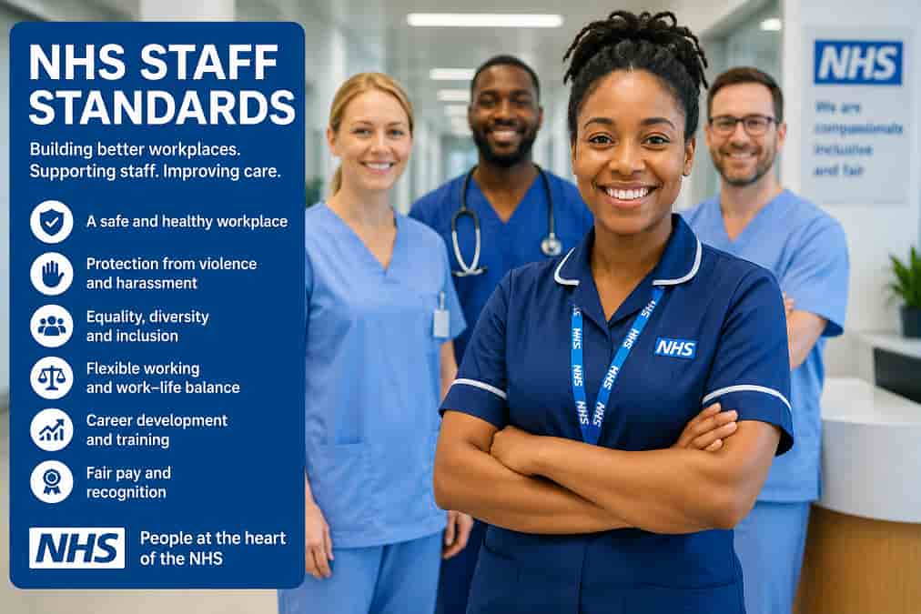 NHS staff standards and support