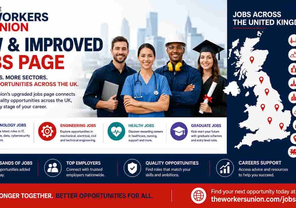 New and improved jobs page UK