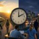 Shifting time across day and night