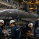 Submarine Assembly in Barrow Shipyard