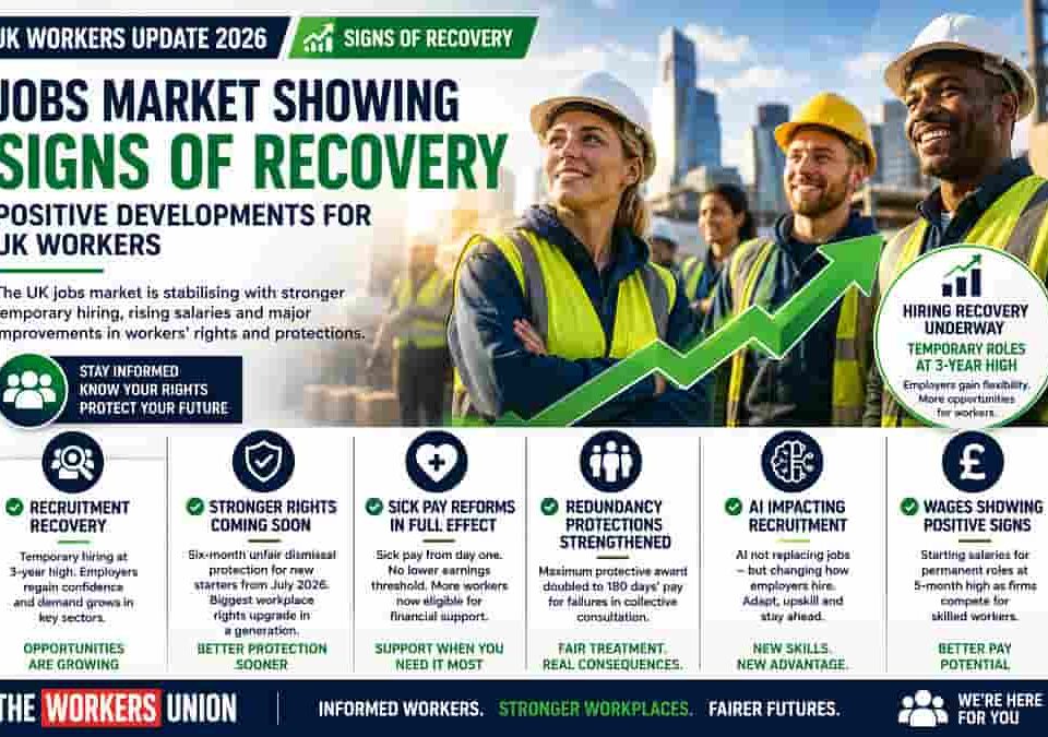 UK labour market recovery update