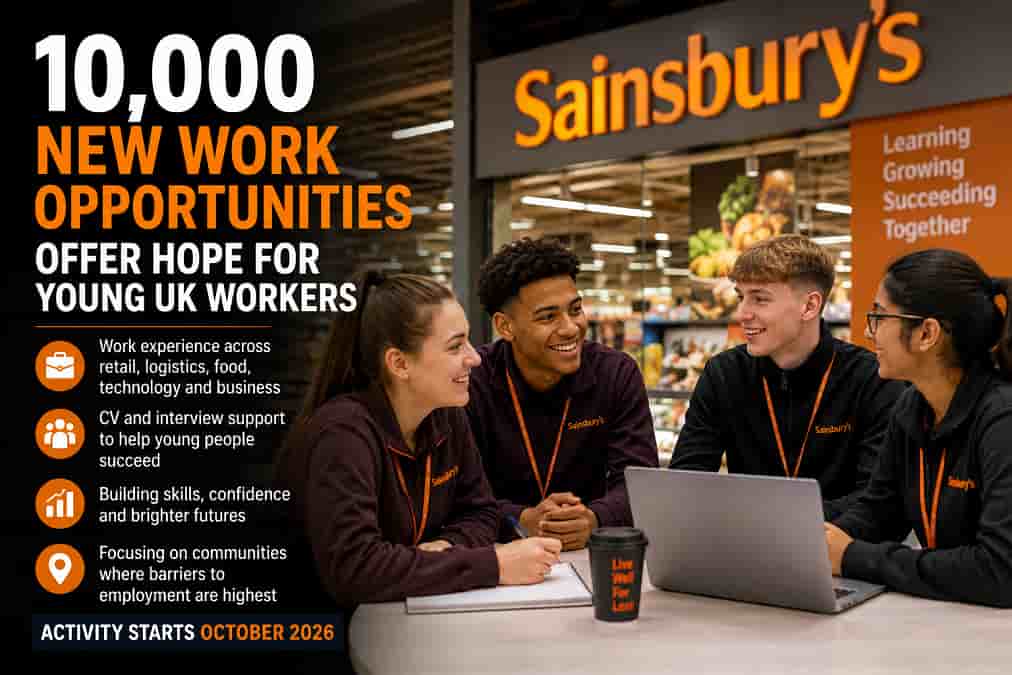 10,000 New Opportunities at Sainsbury’s