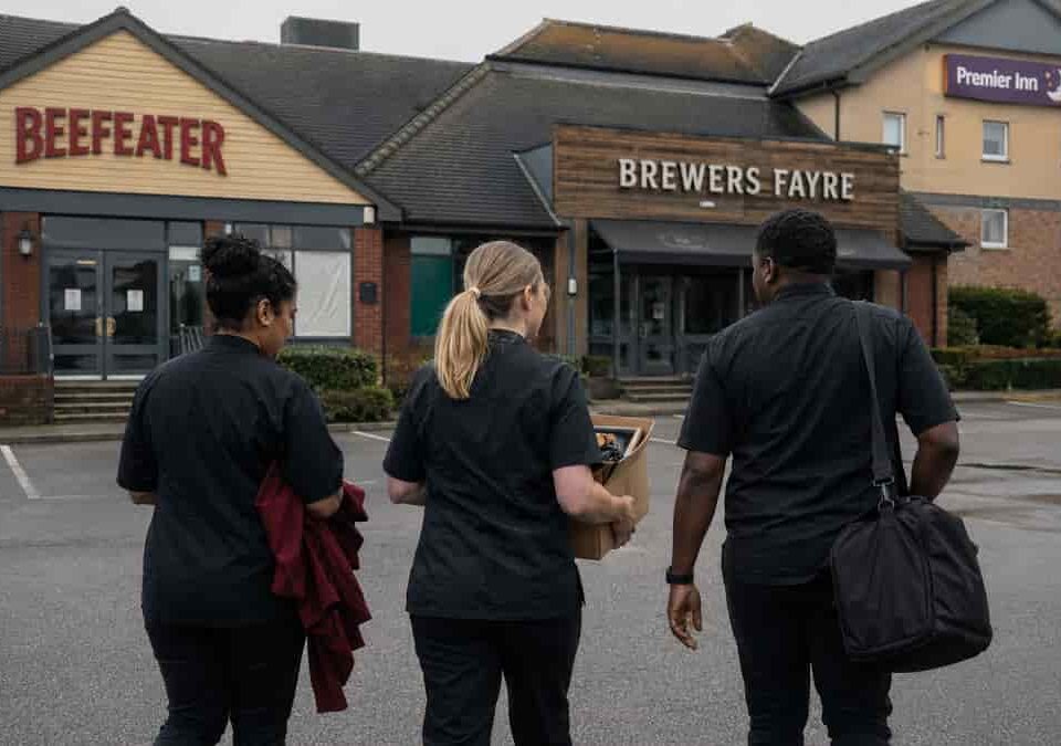 Beefeater and Brewers Fayre closures put 3,800 jobs at risk