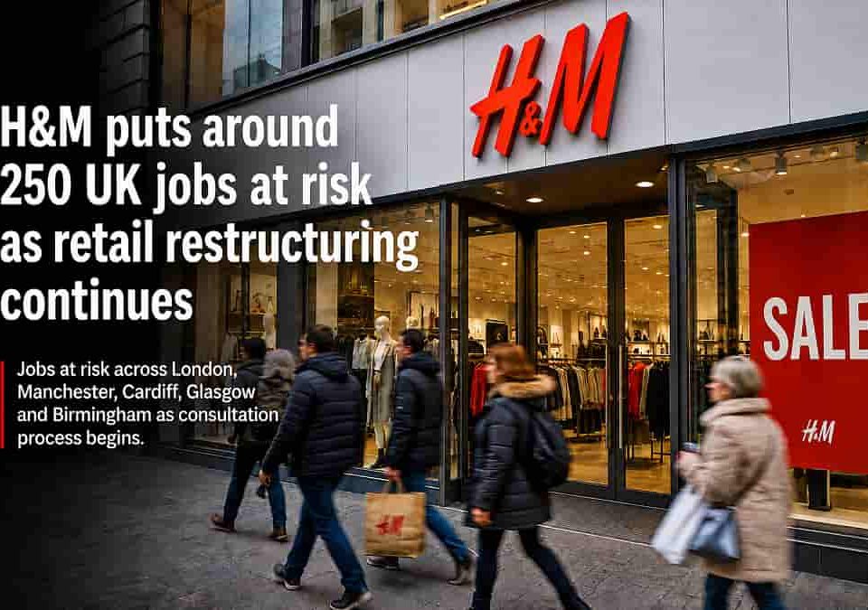 H&M Storefront Amid Retail Restructuring