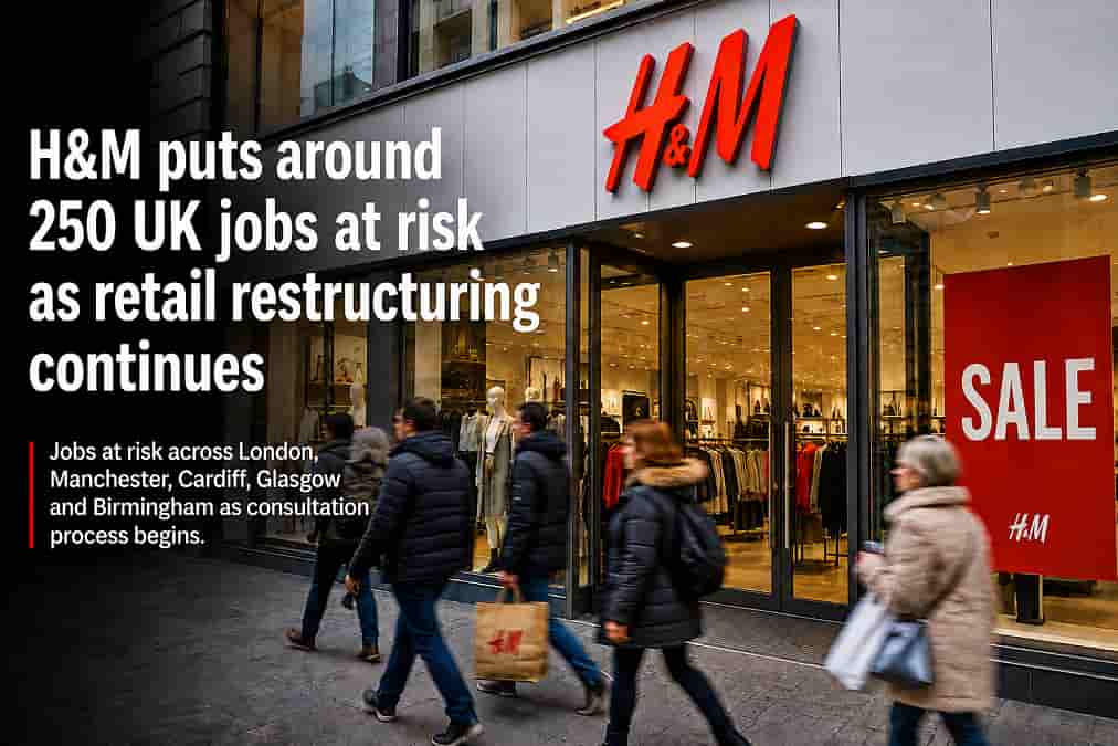 H&M Storefront Amid Retail Restructuring
