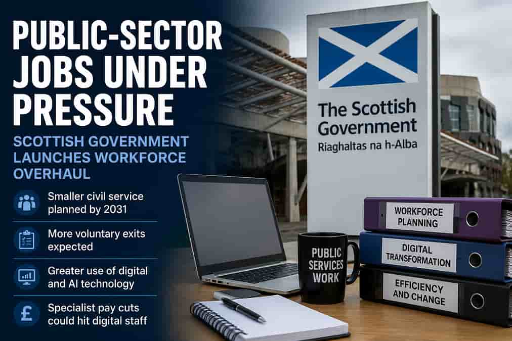 Public sector jobs under pressure as Scottish Government overhauls workforce