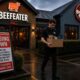 Restaurant Closure on a Rainy Evening