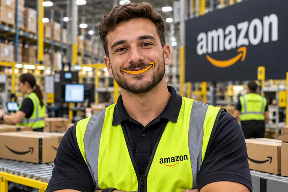 Amazon UK workers receive pay rise as minimum starting rate reaches £15.10 an hour