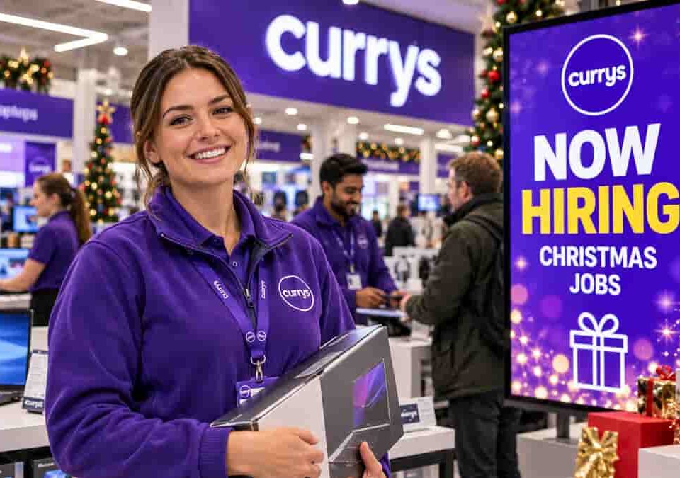 Currys hiring 1,000 Christmas workers