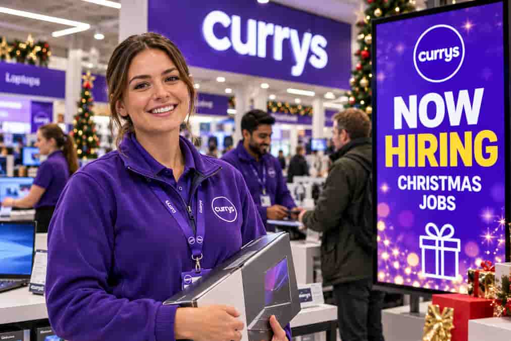 Currys hiring 1,000 Christmas workers