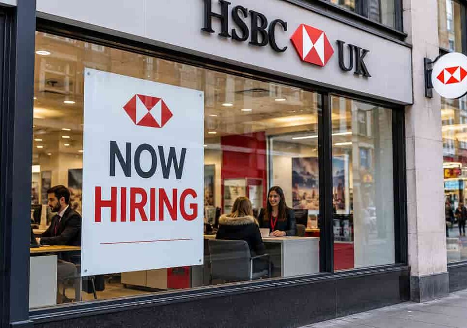HSBC UK Branch Now Hiring