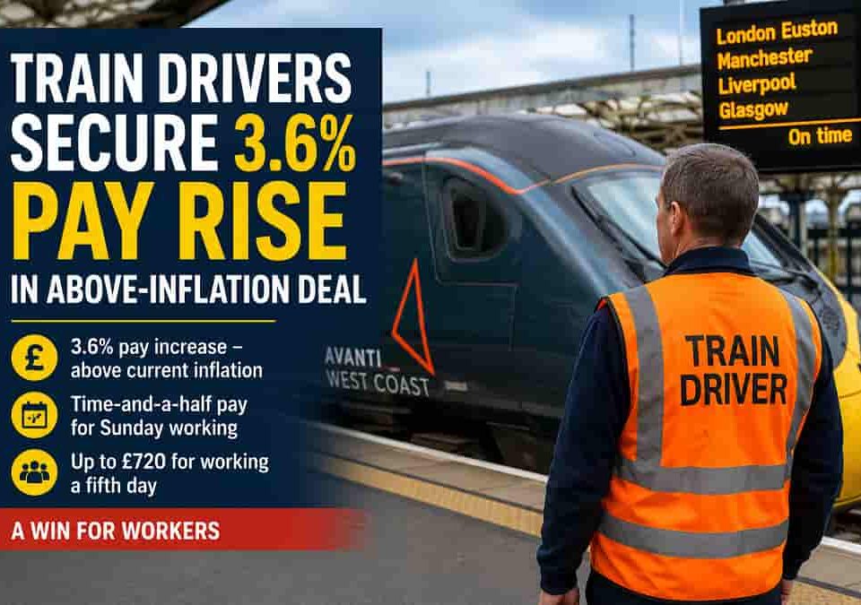 Train Drivers Secure Pay Rise