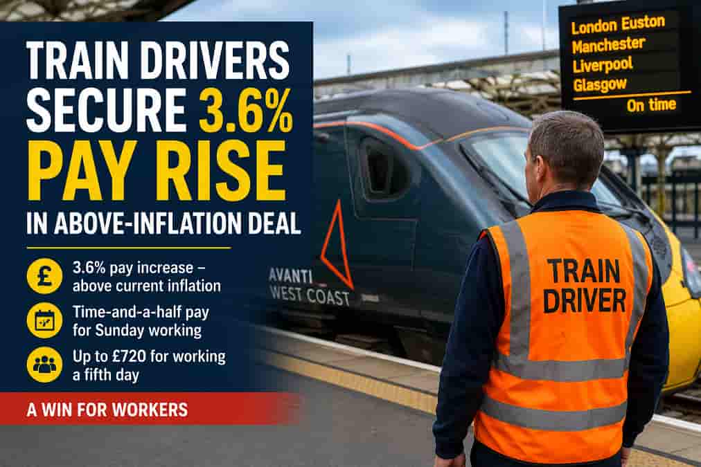 Train Drivers Secure Pay Rise
