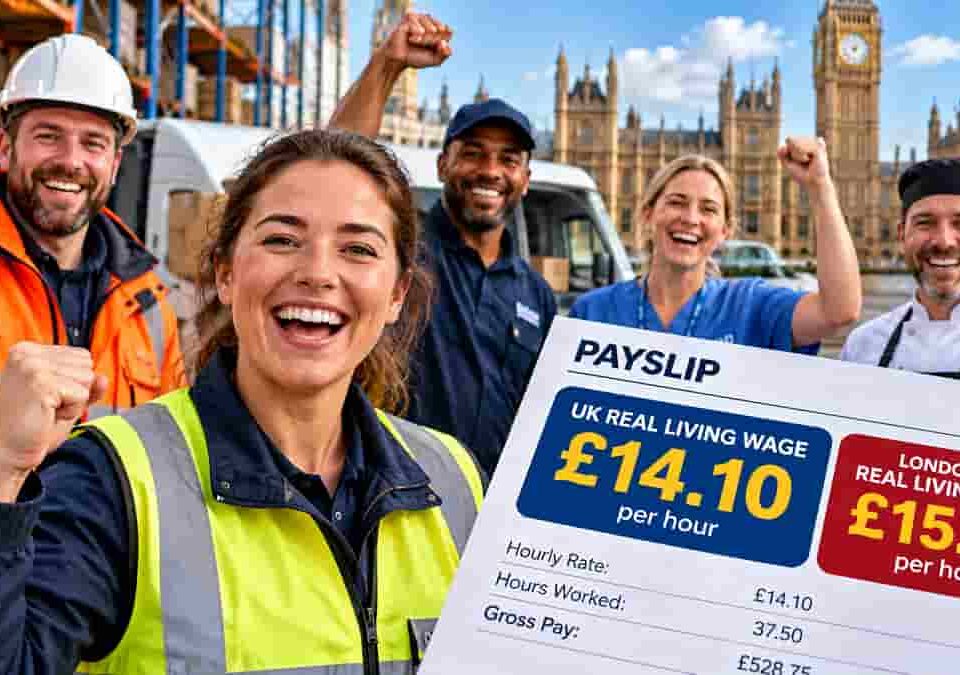 Almost 500,000 UK Workers Set for £14.10 Living Wage Pay Rise