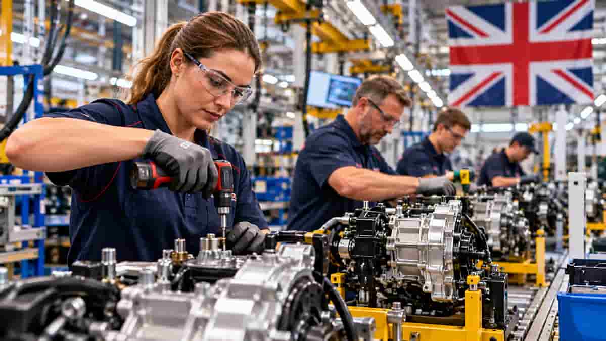 UK economy beats forecasts as manufacturing surges 1.2% and recovery hopes grow